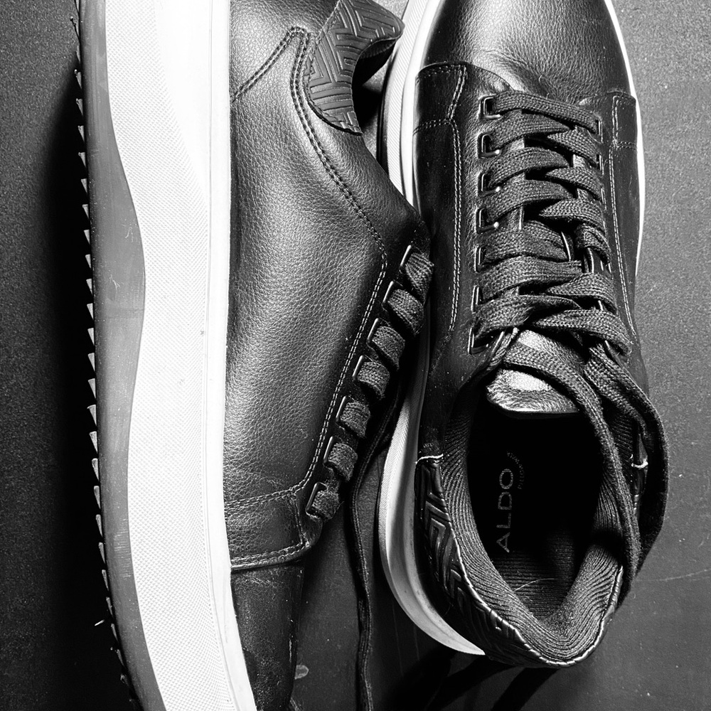 Aldo Men's Black Sneakers - Picture 3 of 6